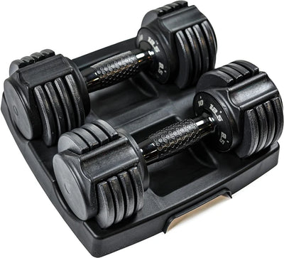 Adjustable Dumbbell with Rotating Handle for Weight Lifting and Fitness My Store of soluchion