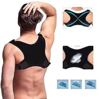 Adjustable Posture Corrector Back Shoulder Support Correct Brace Belt Men Women My Store of soluchion