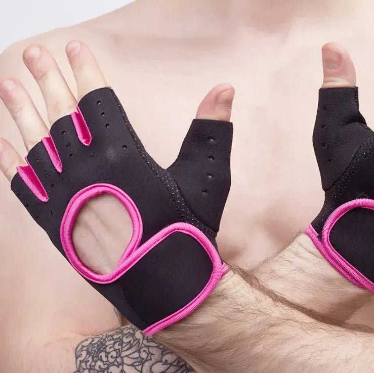 Anti-Slip Weightlifting Half Finger Fitness Glove My Store of soluchion