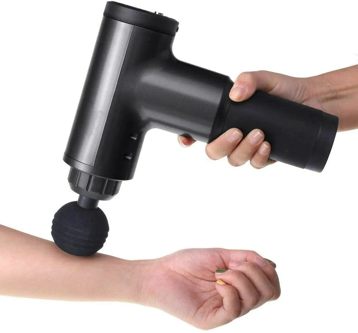 Massage Gun Percussion Massager Deep Tissue Muscle Vibrating Relaxing + 4 Heads My Store of soluchion