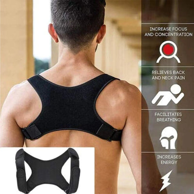 Adjustable Posture Corrector Back Shoulder Support Correct Brace Belt Men Women My Store of soluchion